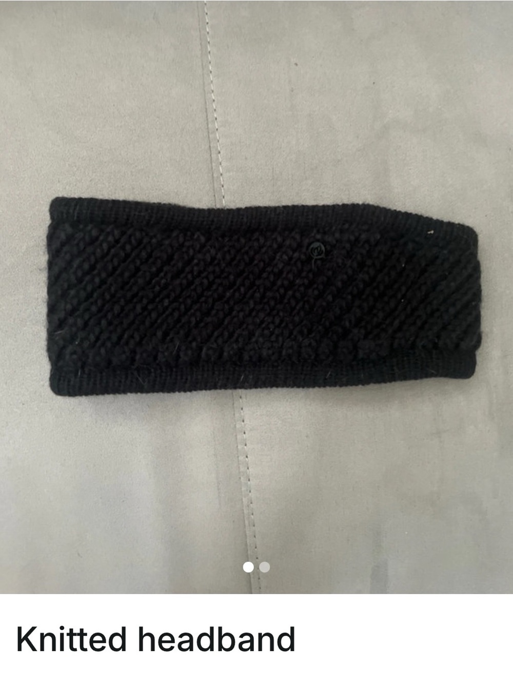 Knitted headband